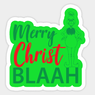 ChristBLAAH Sticker